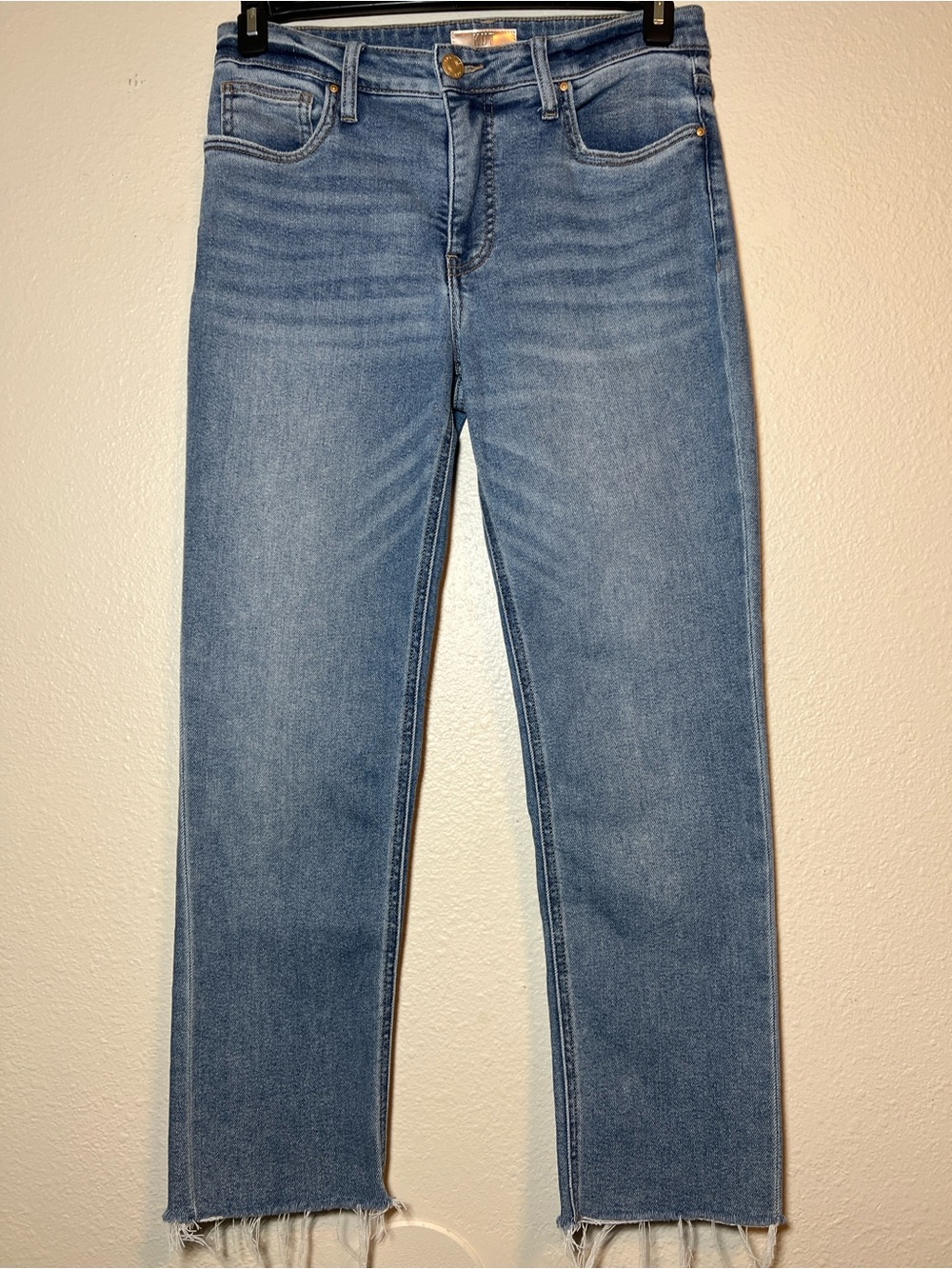 Kut From The Kloth Jeans Women’s Rachael Fab Ab Mom Jean Frayed Hem Denim Size 6